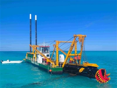 Cutter Suction Gold Mining Dredger